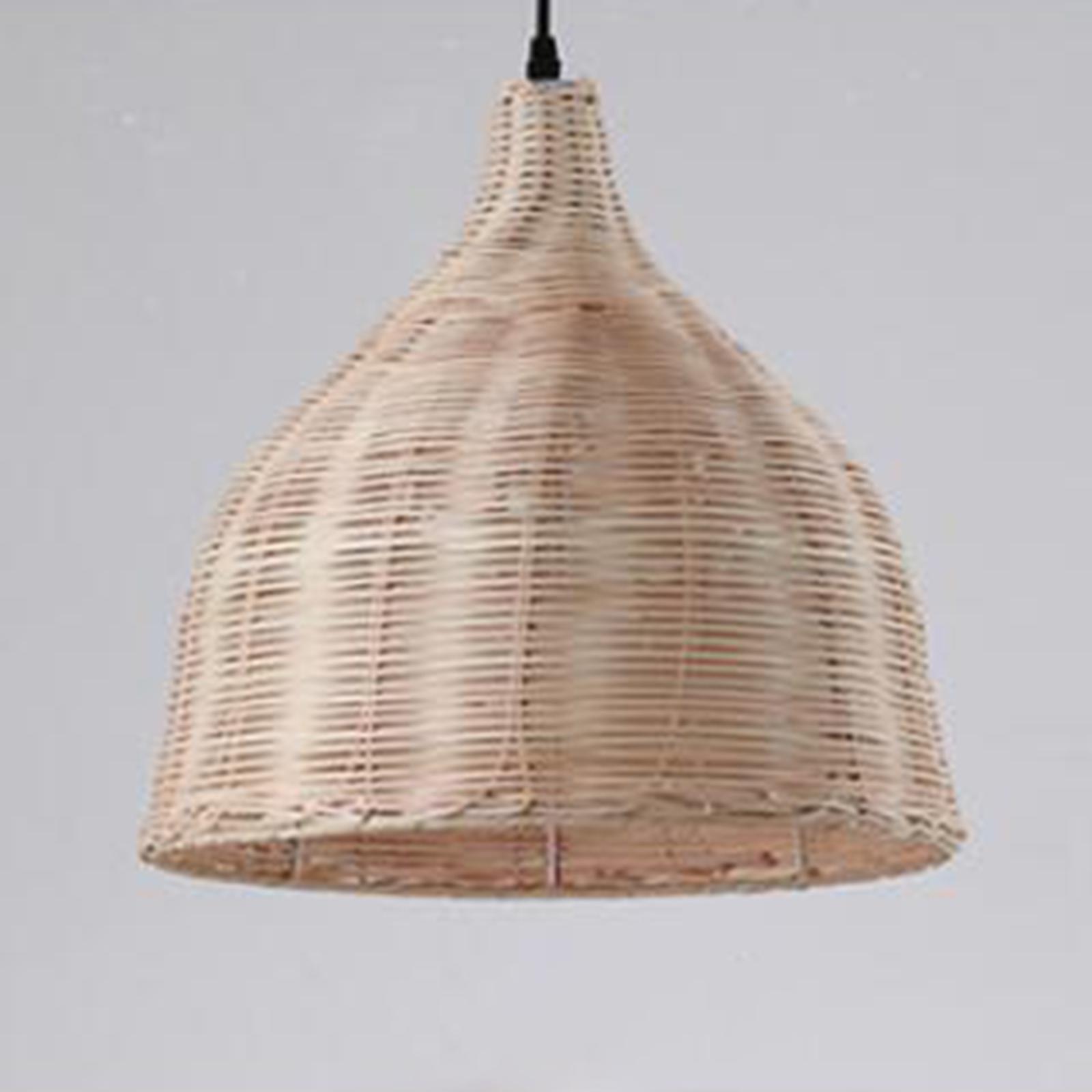 Bamboo Pendant Lamp Hanging Li - Wicker Pendant Shade ulasan dan harga