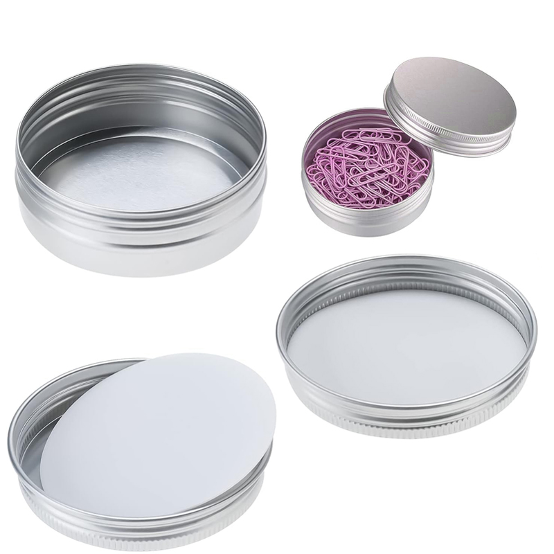 1/5/10pcs 5-250ml Empty Silver - Ceramic Candle Vessel ulasan dan harga