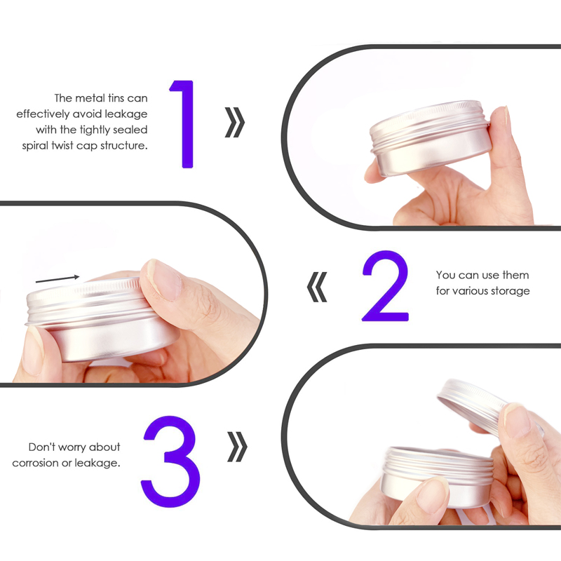 1/5/10pcs 5-250ml Empty Silver - Ceramic Candle Vessel ulasan dan harga