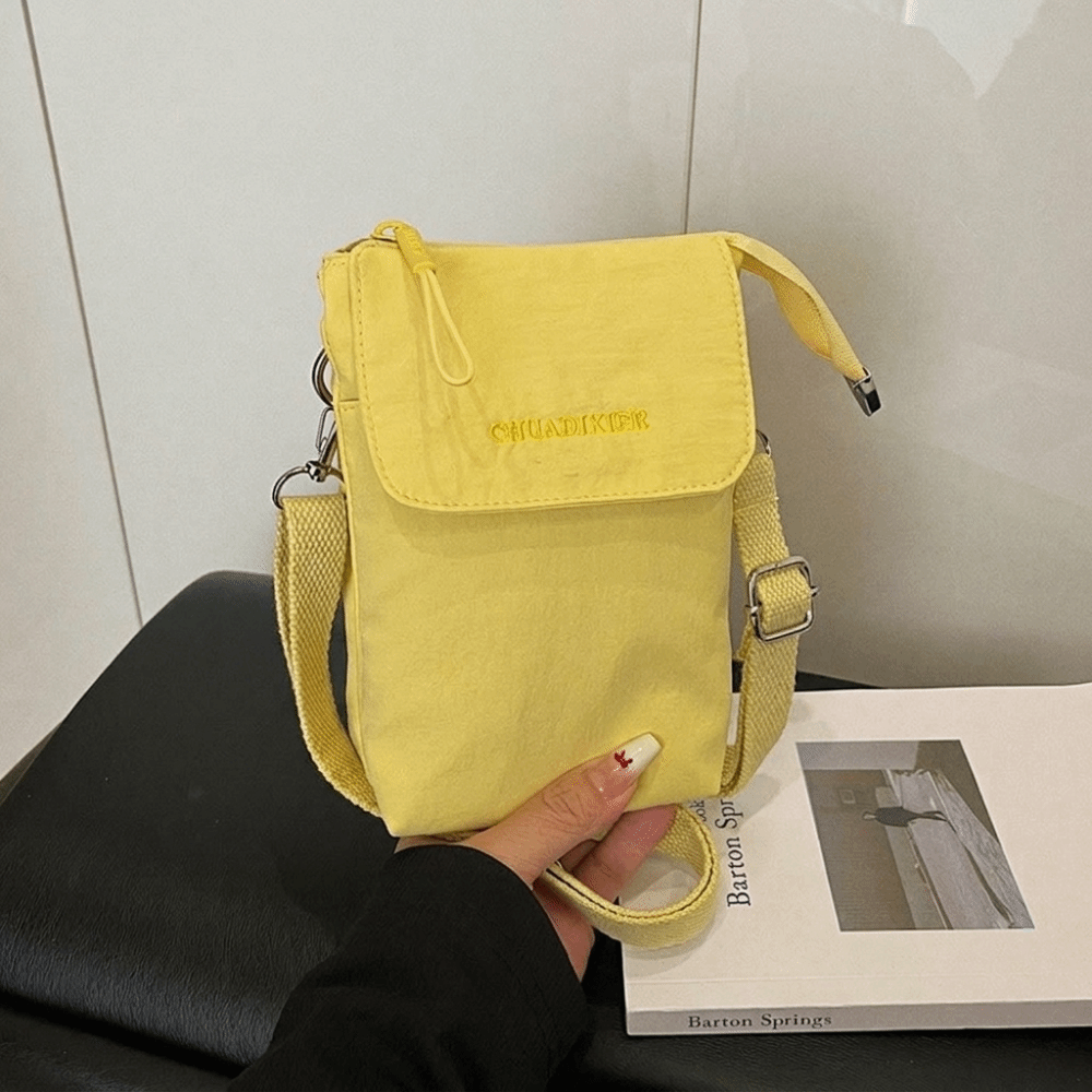 Solid Color Nylon Phone Bag Ul - Interior Design Simple ulasan dan harga