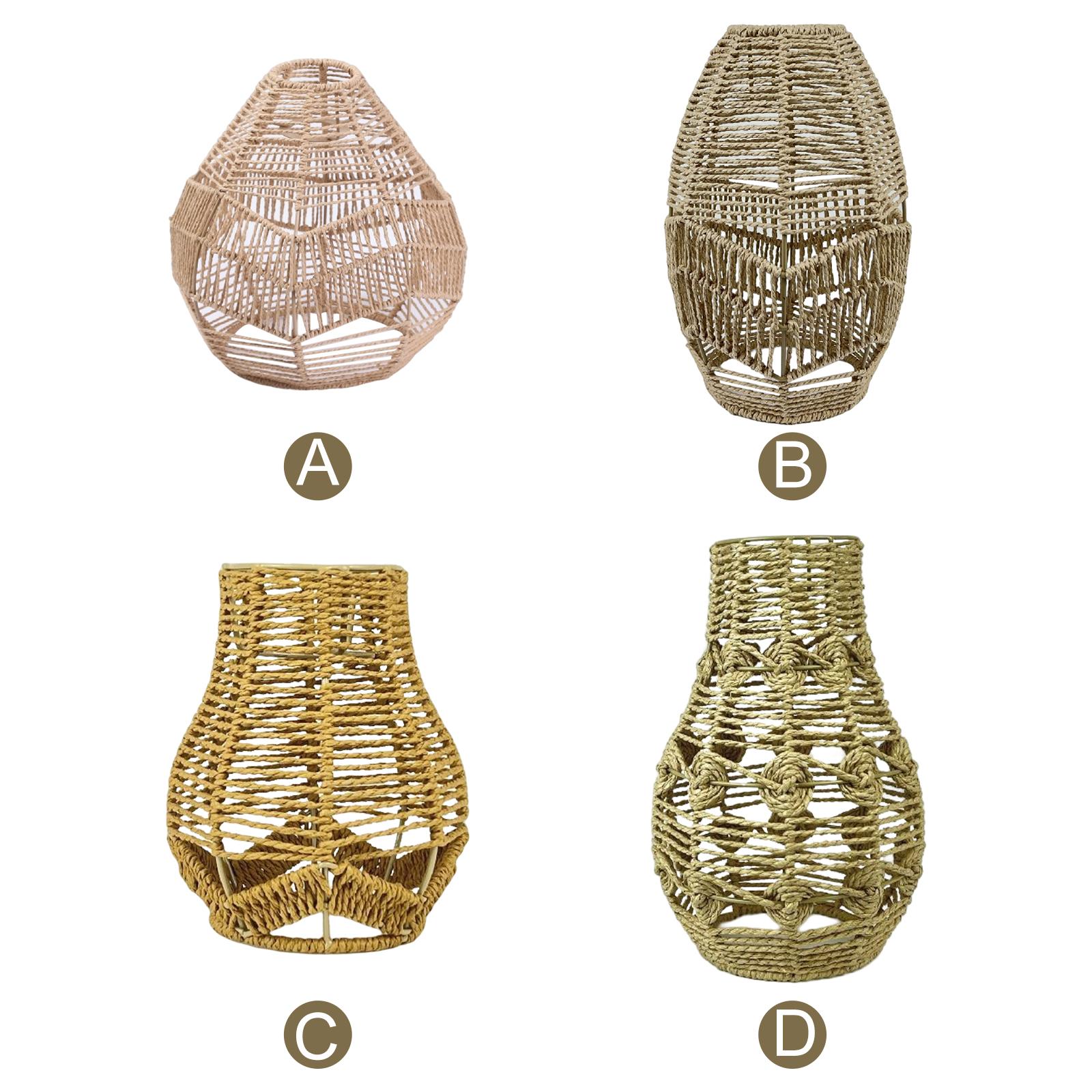 Boho Pendant Lamp Shade Paper  - Wicker Pendant Shade ulasan dan harga