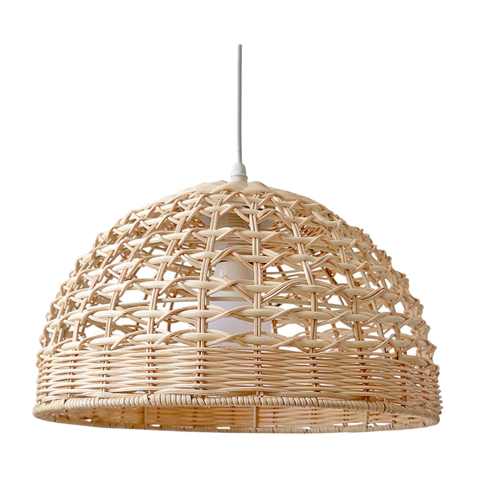 Rattan Lampshade Wicker Pendan - Wicker Pendant Shade ulasan dan harga