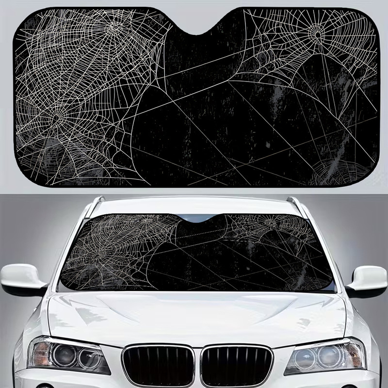 1Pcs Spider Web Windshield Sun - Interior Design Web ulasan dan harga