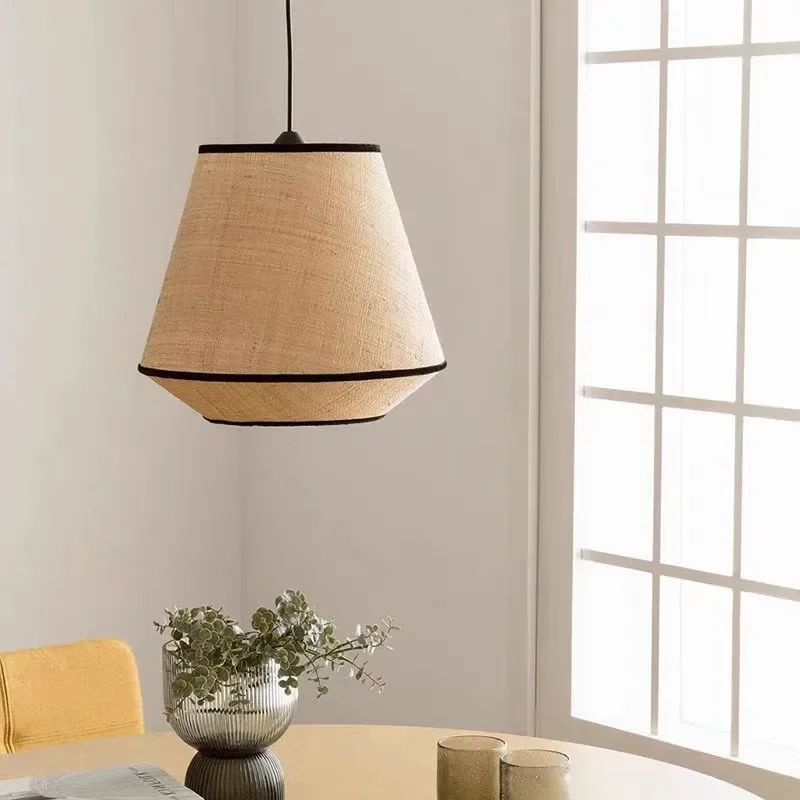 Wabi Sabi Handwoven Rattan Pen - Wicker Pendant Shade ulasan dan harga
