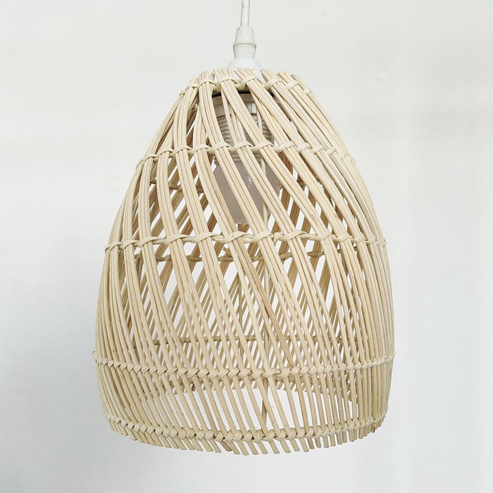 Lamp Shade for Ceiling Pendant - Wicker Pendant Shade ulasan dan harga