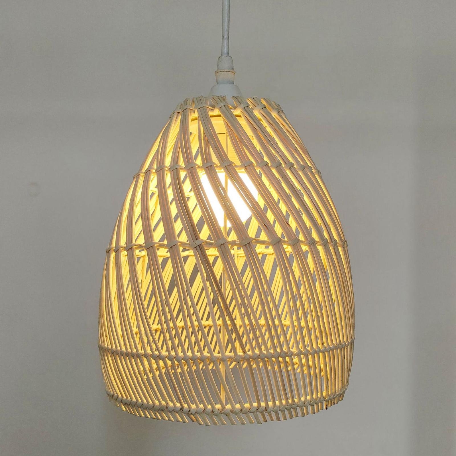 Lamp Shade for Ceiling Pendant - Wicker Pendant Shade ulasan dan harga