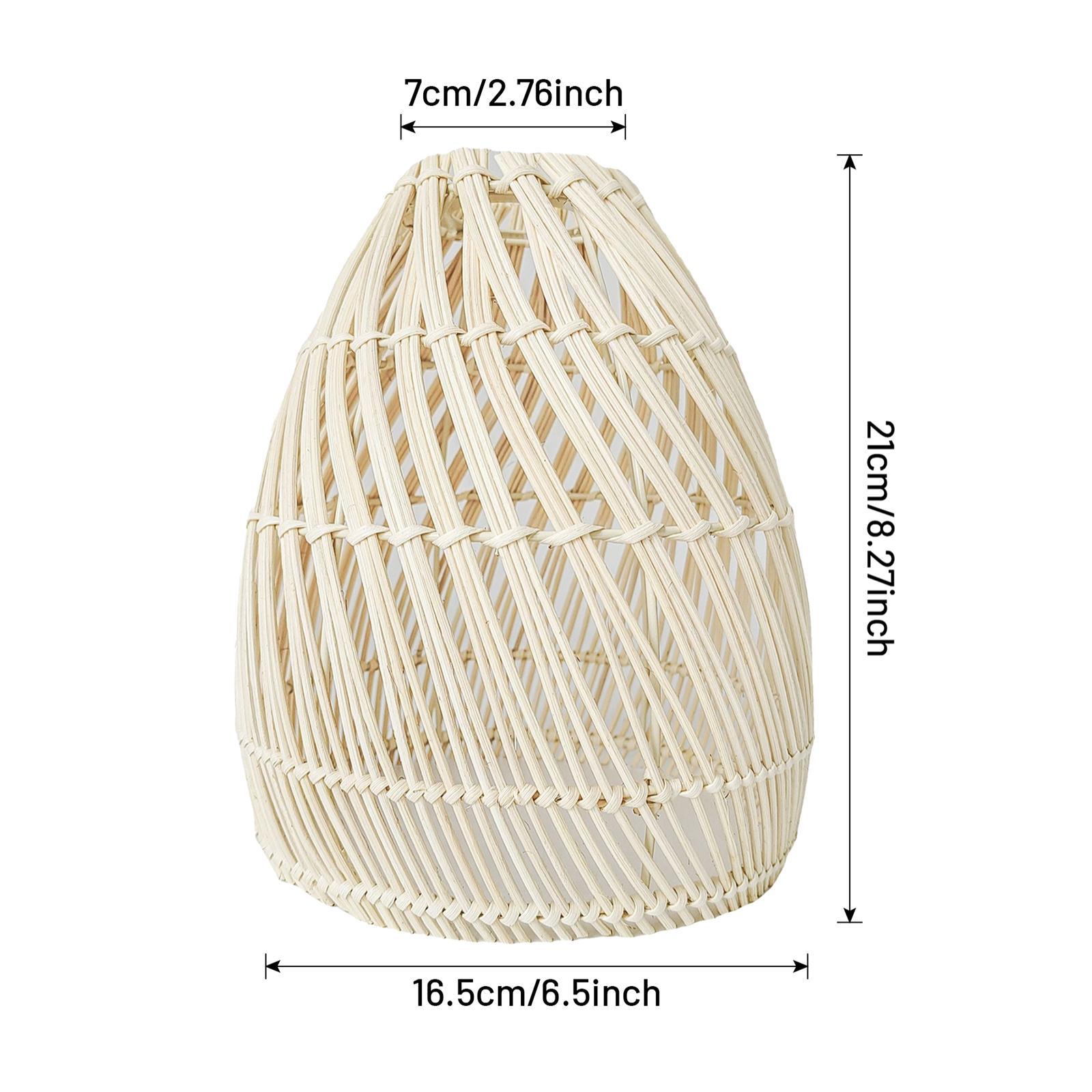 Lamp Shade for Ceiling Pendant - Wicker Pendant Shade ulasan dan harga