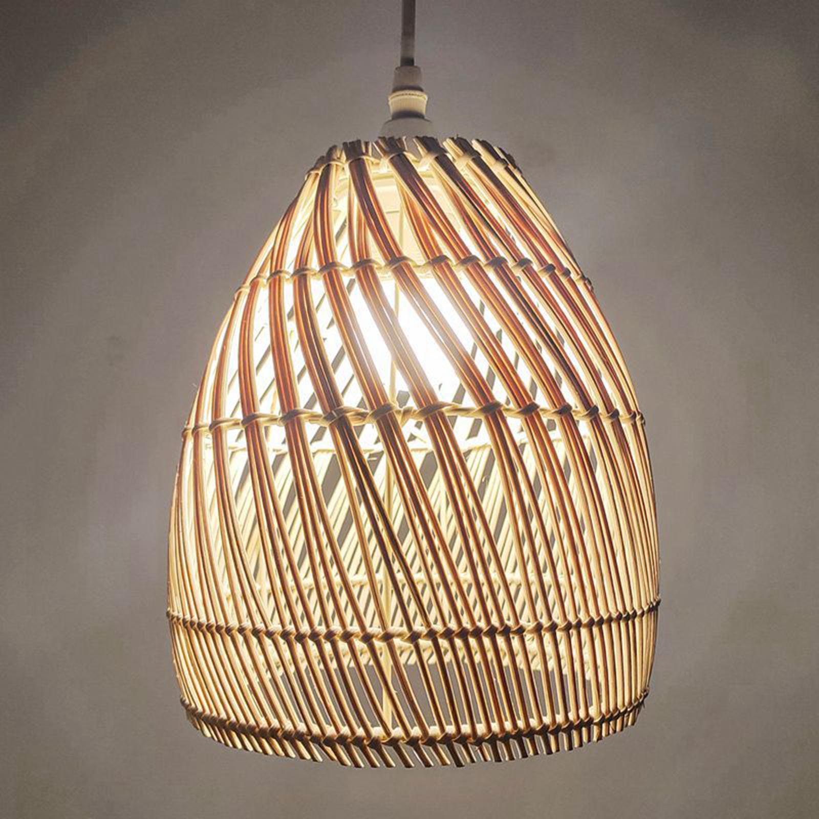 Lamp Shade for Ceiling Pendant - Wicker Pendant Shade ulasan dan harga