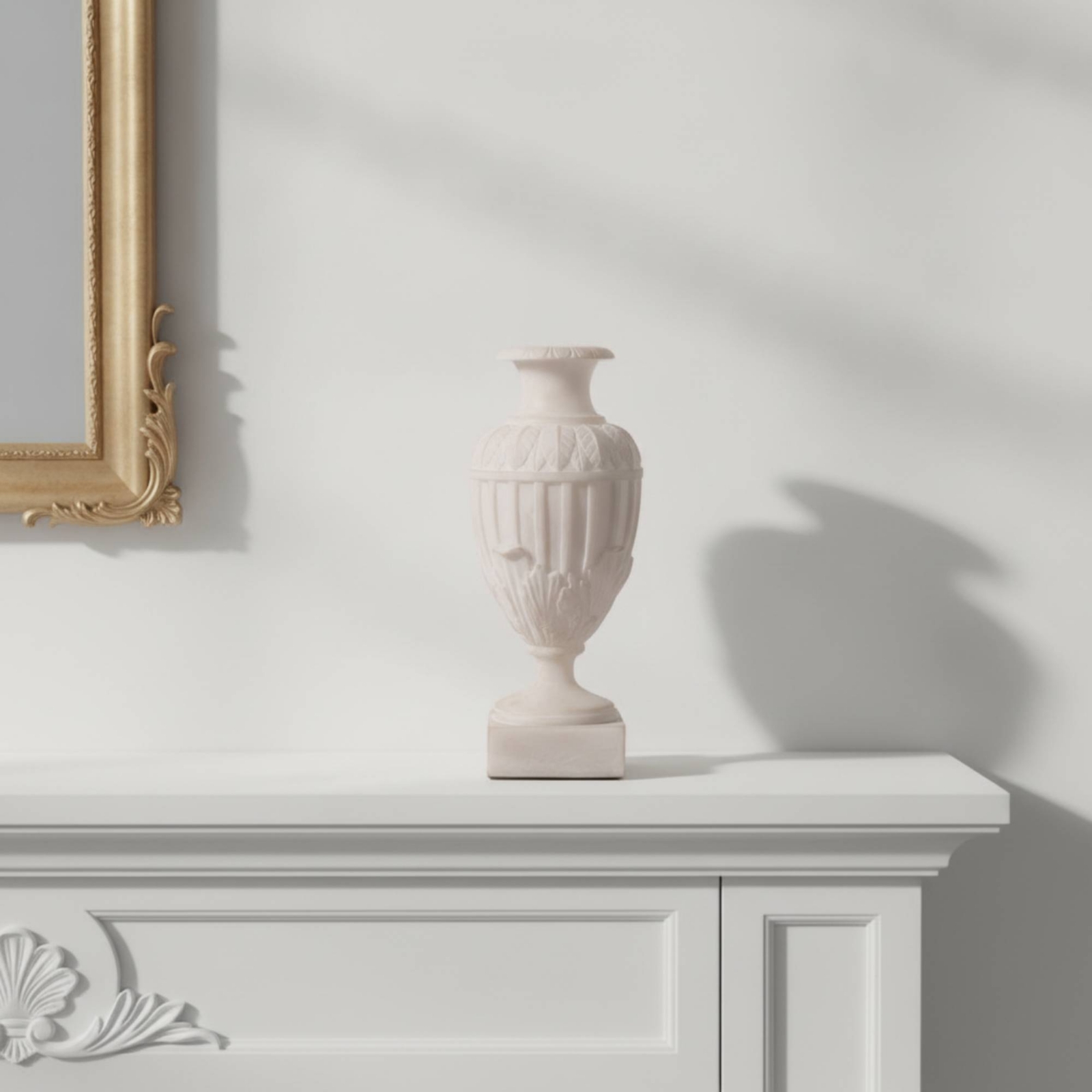 Sculptural Vase Ivory Flower V - Interior Design Vintage Modern ulasan dan harga