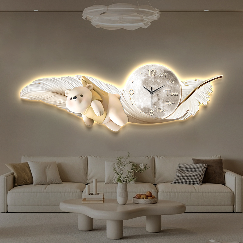 Luxury Large Wall Clock Temper - Interior Design Living Room And Kitchen ulasan dan harga