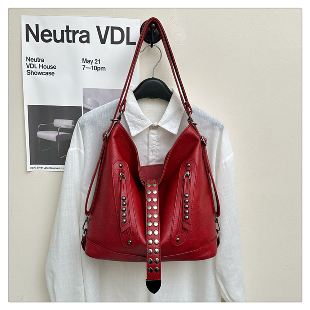 Women's Rivet Design Handbag S - Interior Design Simple ulasan dan harga