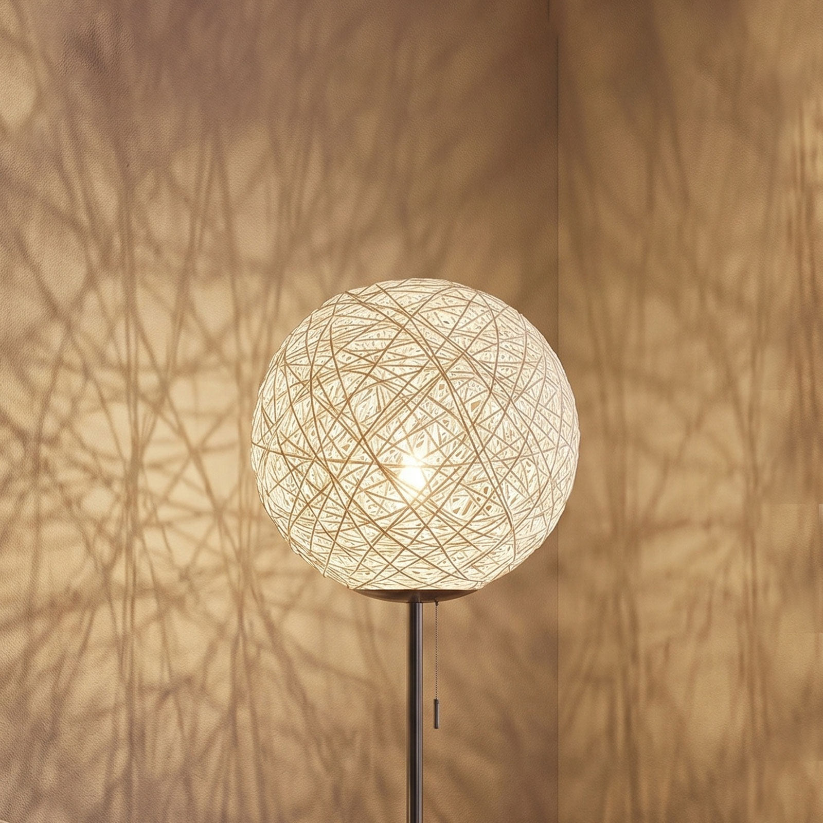 2Pcs Rattan Ball Lamp Shade Fa - Wicker Pendant Shade ulasan dan harga