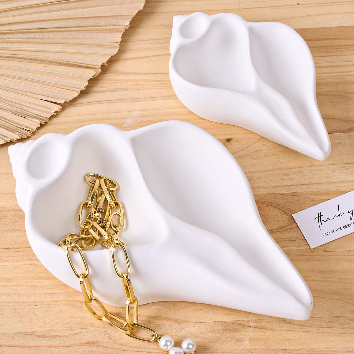 Ocean Conch Shell Candle Cup S - Ceramic Candle Vessel ulasan dan harga