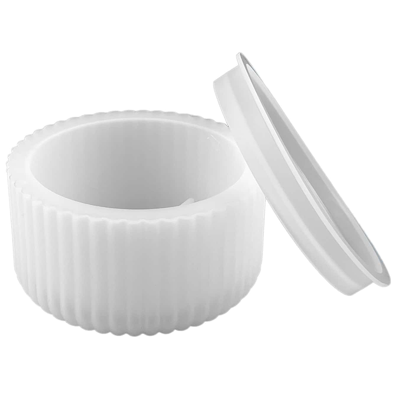 DIY Striped Storage Box Silico - Ceramic Candle Vessel ulasan dan harga