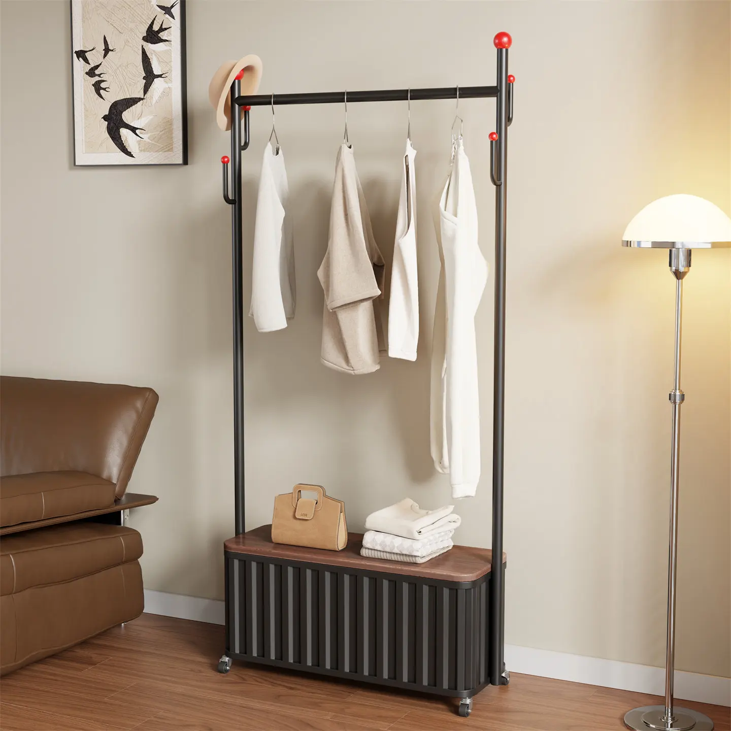 Luxury Modular Coat Rack Retro - Interior Design Vintage Modern ulasan dan harga