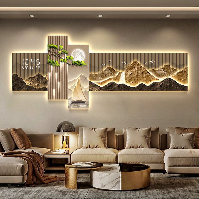 Living Room Bedroom Wall Clock - Interior Design Vintage Modern ulasan dan harga