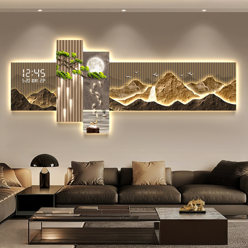 Living Room Bedroom Wall Clock - Interior Design Vintage Modern ulasan dan harga
