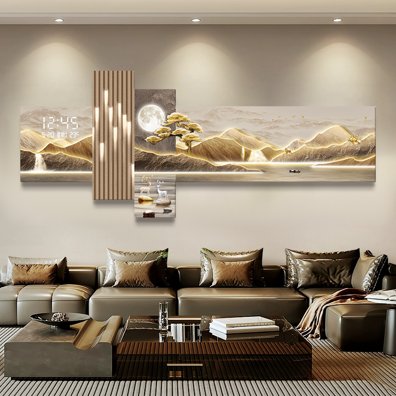 Living Room Bedroom Wall Clock - Interior Design Vintage Modern ulasan dan harga