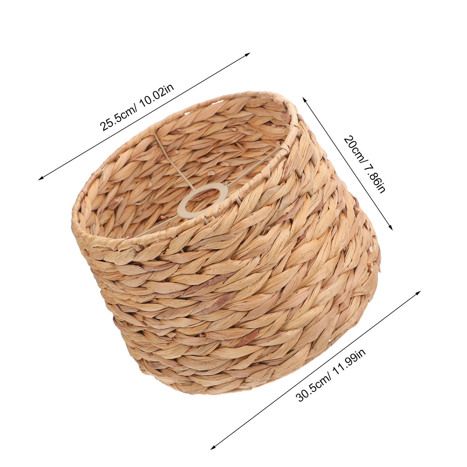Seagrass Drum Lampshade 42Mm H - Wicker Pendant Shade ulasan dan harga