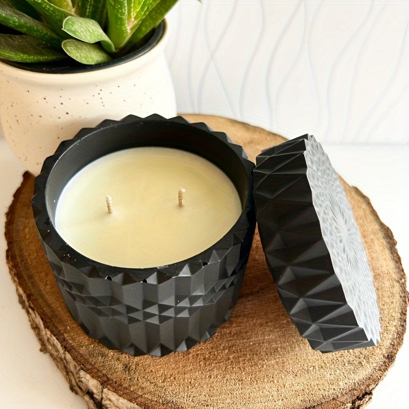 1set Ripple Candle Cup Resin M - Ceramic Candle Vessel ulasan dan harga