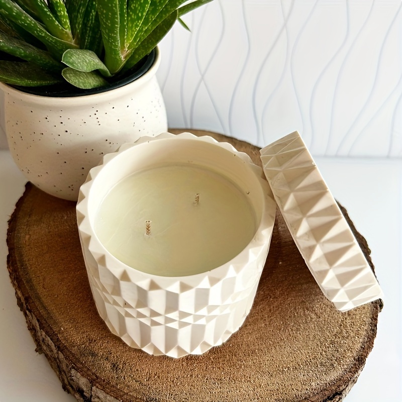 1set Ripple Candle Cup Resin M - Ceramic Candle Vessel ulasan dan harga