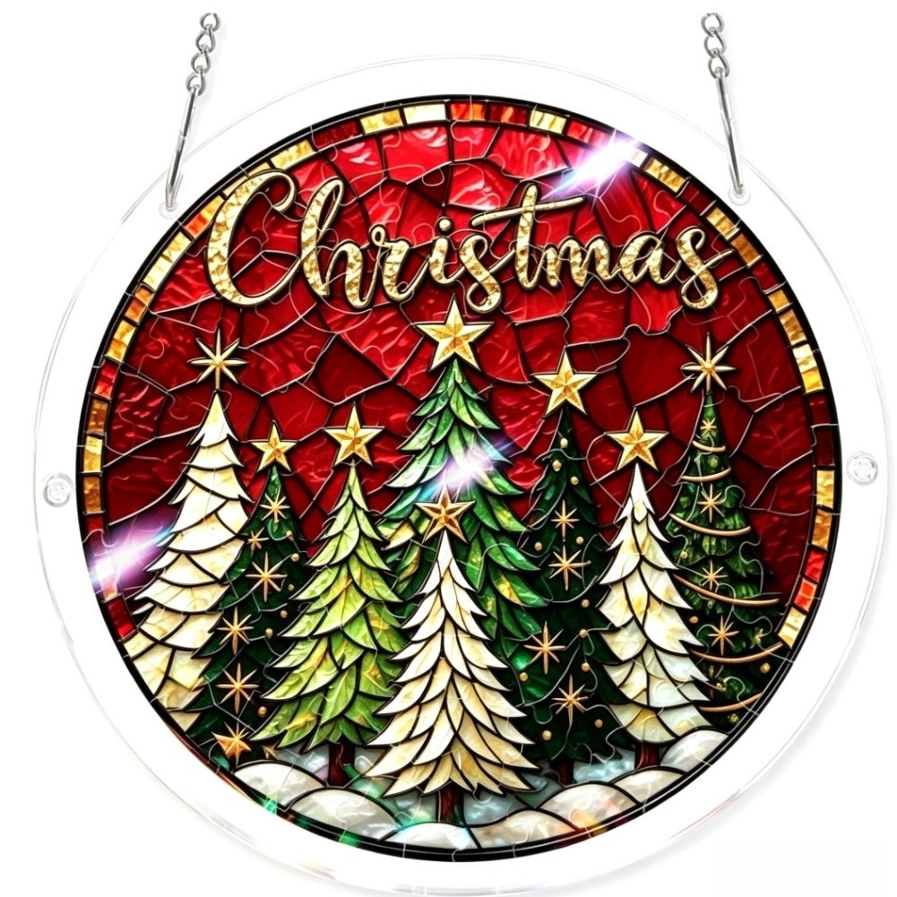 20cm Glass Sun Catcher Santa D - Interior Design Living Room And Kitchen ulasan dan harga