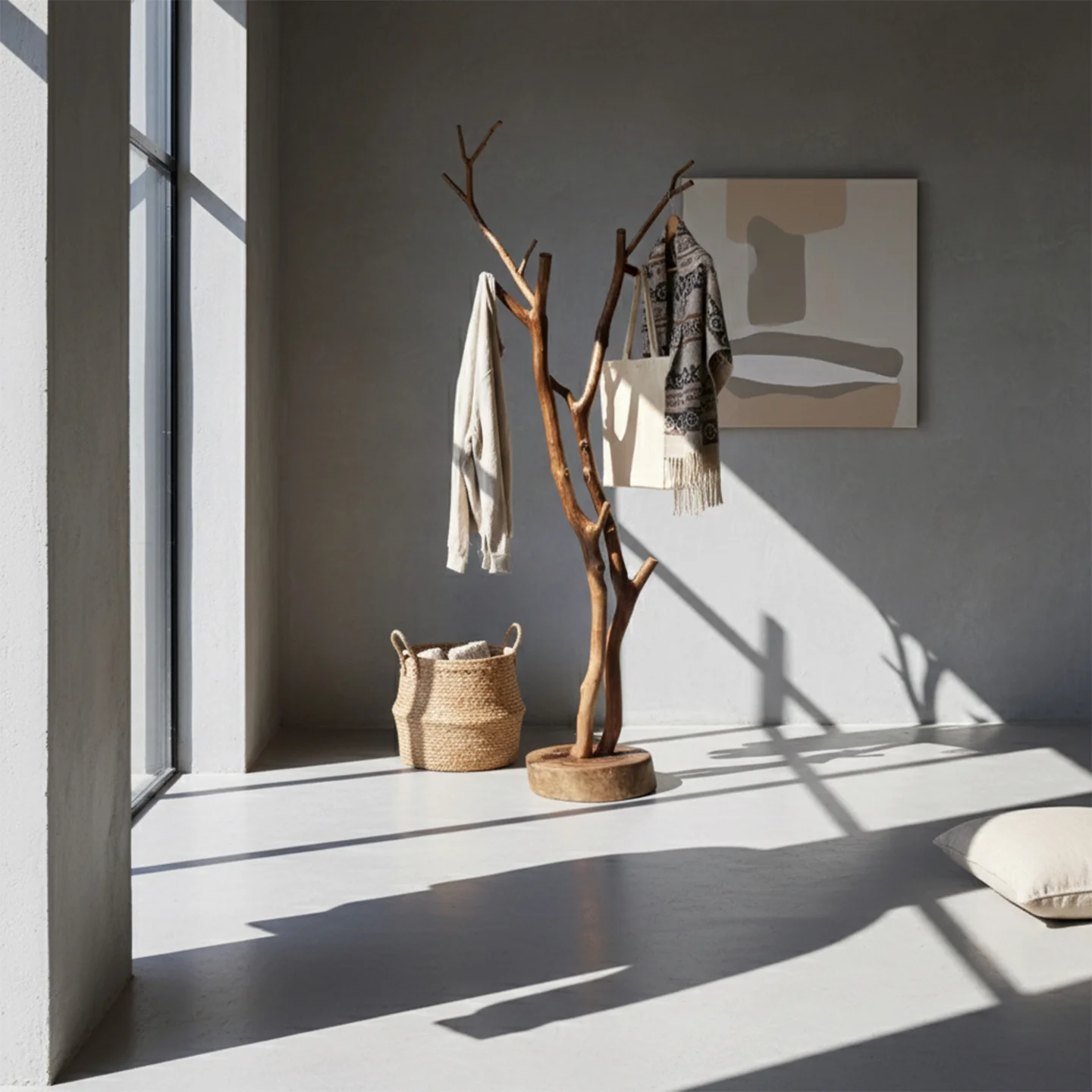 Interior Nordic Coat Rack Rela - Interior Design Vintage Modern ulasan dan harga
