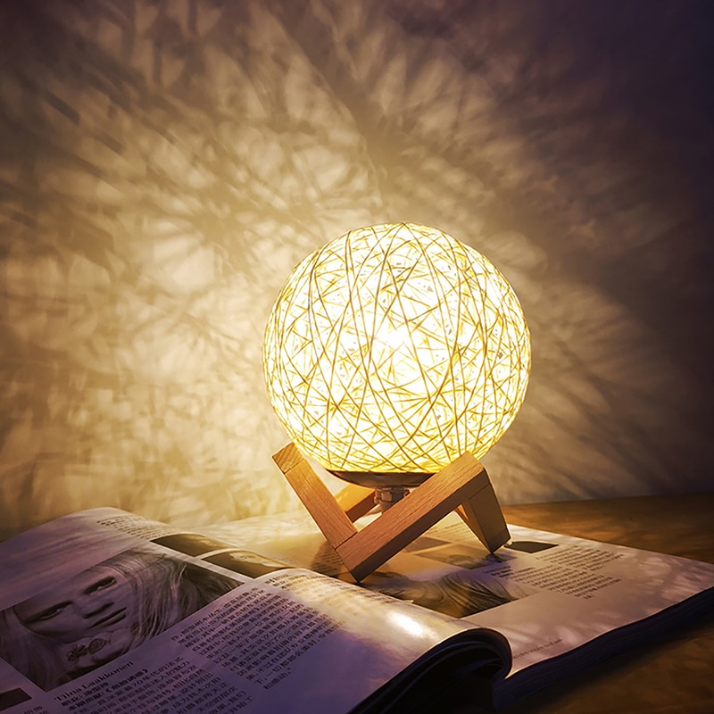 Lamp Shade Light Cover Rattan  - Wicker Pendant Shade ulasan dan harga