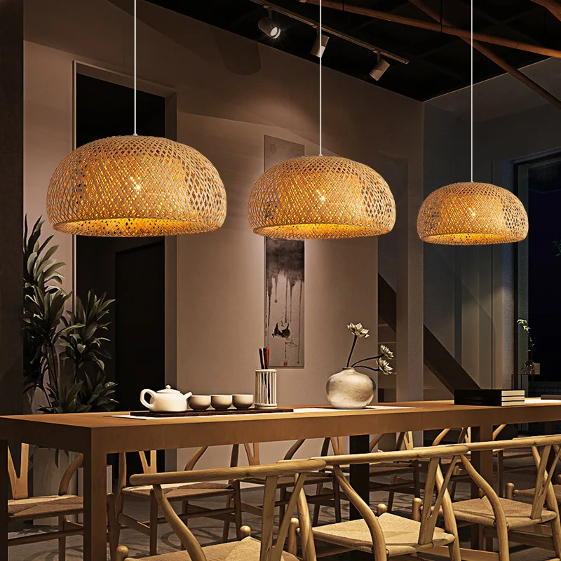 Bamboo Lantern 26cm Pendant La - Wicker Pendant Shade ulasan dan harga