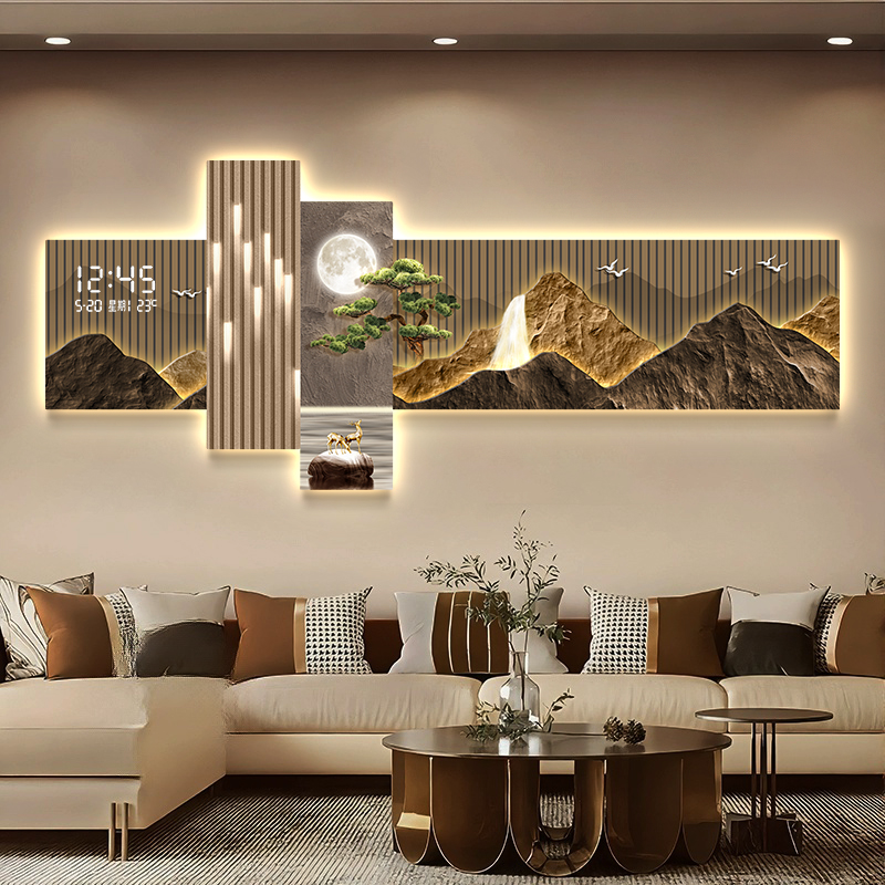 Living Room Bedroom Wall Clock - Interior Design Vintage Modern ulasan dan harga