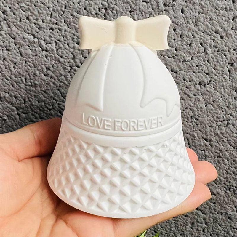 Christmas Bell Shaped Silicone - Ceramic Candle Vessel ulasan dan harga