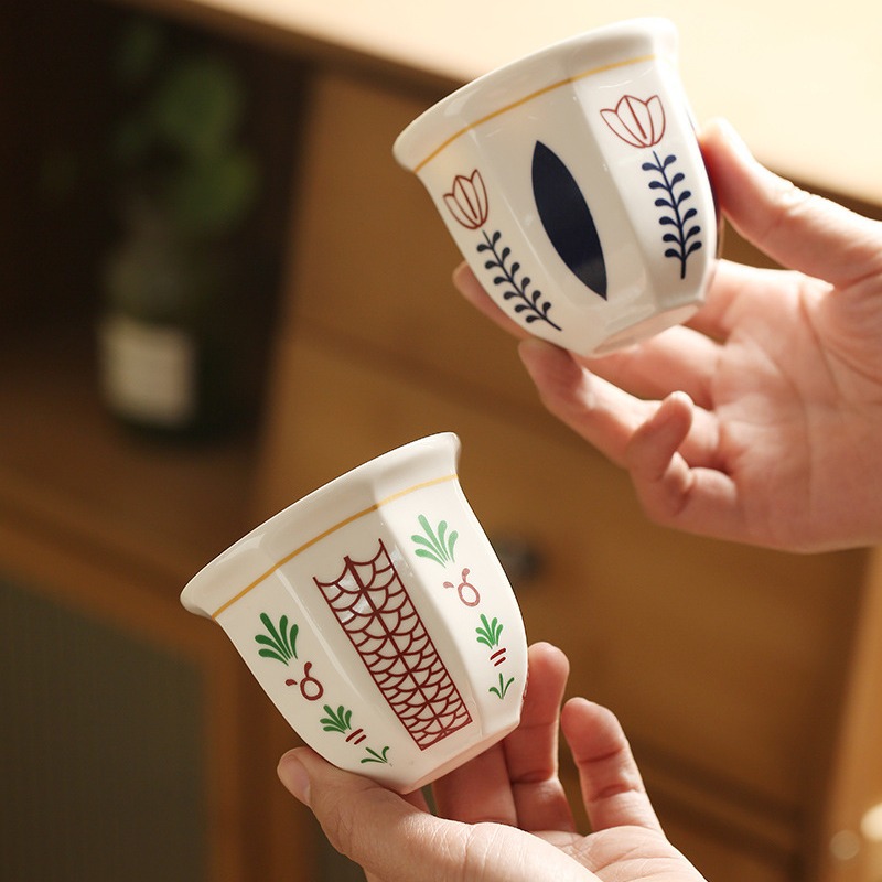 180ml/250ml Coffee Cup Hand He - Ceramic Candle Vessel ulasan dan harga