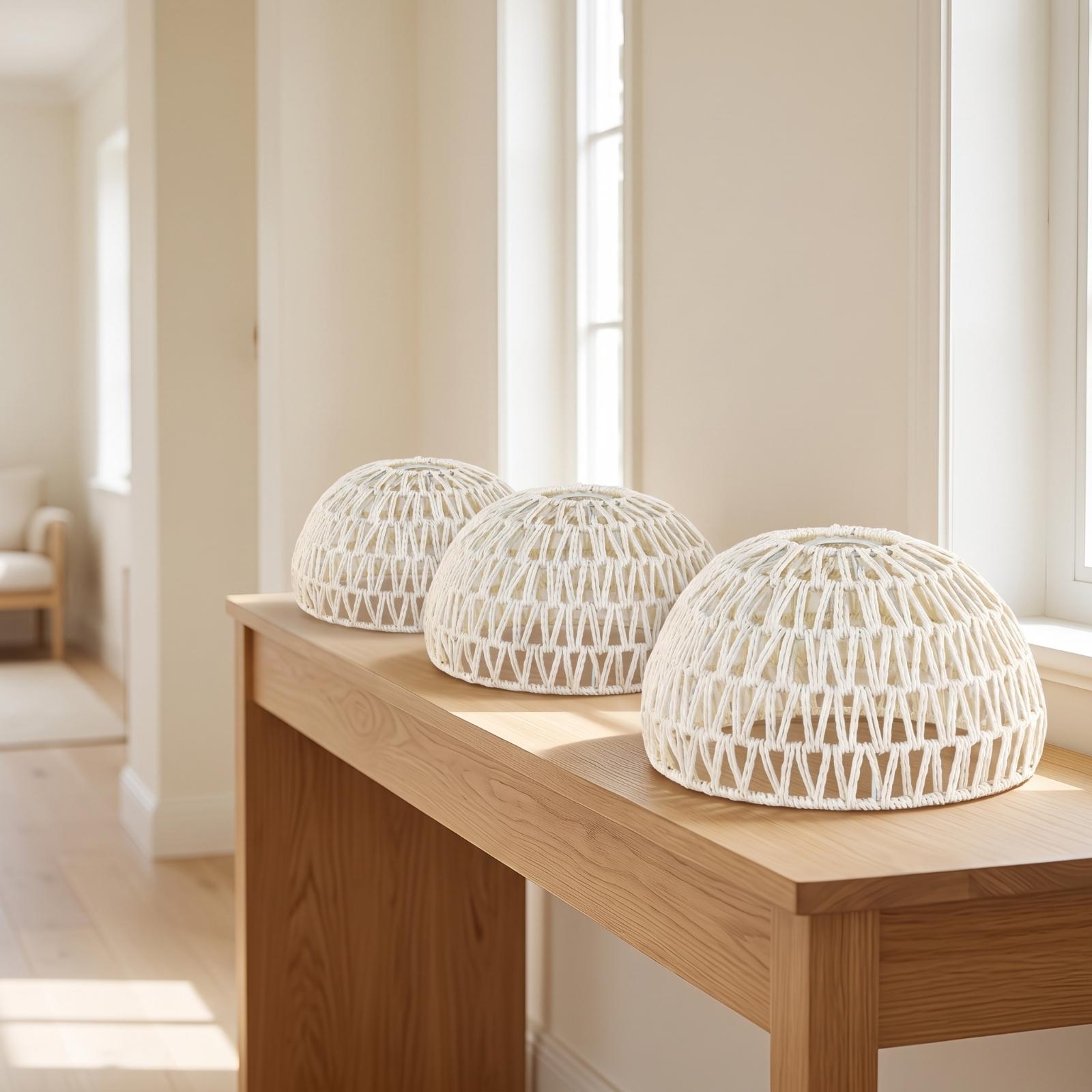 Wicker Style Paper Rope Lamp S - Wicker Pendant Shade ulasan dan harga