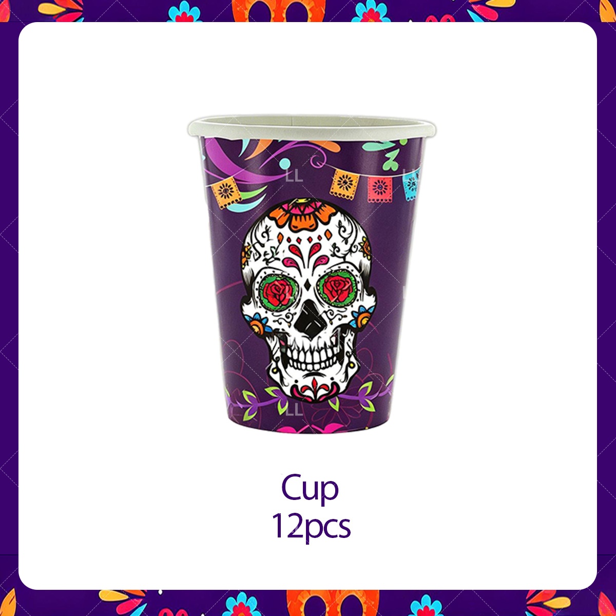 Day of the Dead Party Decorati - Ceramic Candle Vessel ulasan dan harga