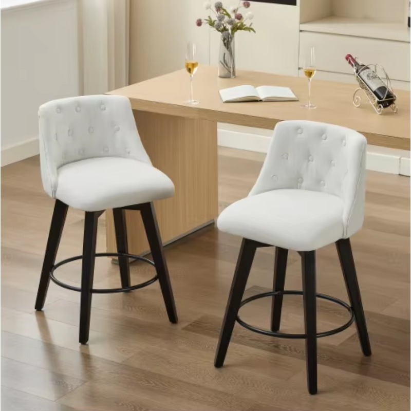 Modern style fabric bar stool  - Interior Design Living Room And Kitchen ulasan dan harga