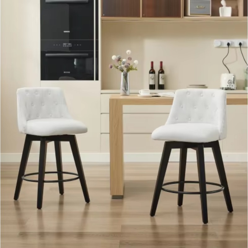 Modern style fabric bar stool  - Interior Design Living Room And Kitchen ulasan dan harga